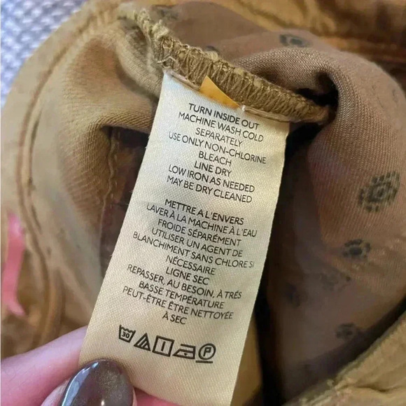 Anthropologie Pilcro Low-Rise Column Wide Leg Pants Size 29 TALL - Picture 8 of 9